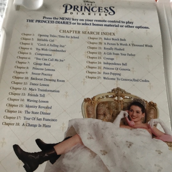 Disney's The Princess Diaries DVD Like New Final Sale - Picture 6 of 7